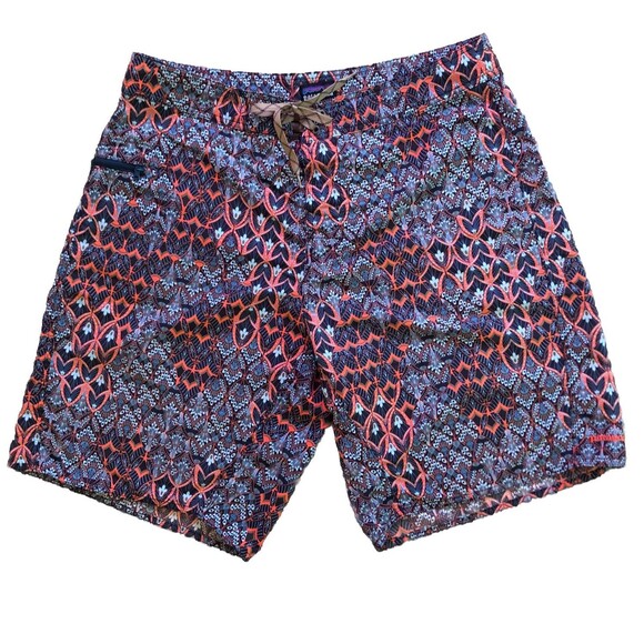 Patagonia Wavefarer Board Shorts 21" Mens Size 35 Tropical Swim Trunks Vacation - Picture 2 of 15